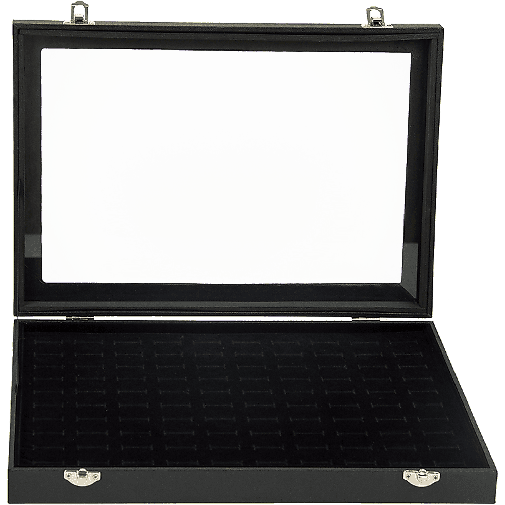 100 Earring Ring Holder Jewellery/Necklace Display Storage Gift Box Show Cases