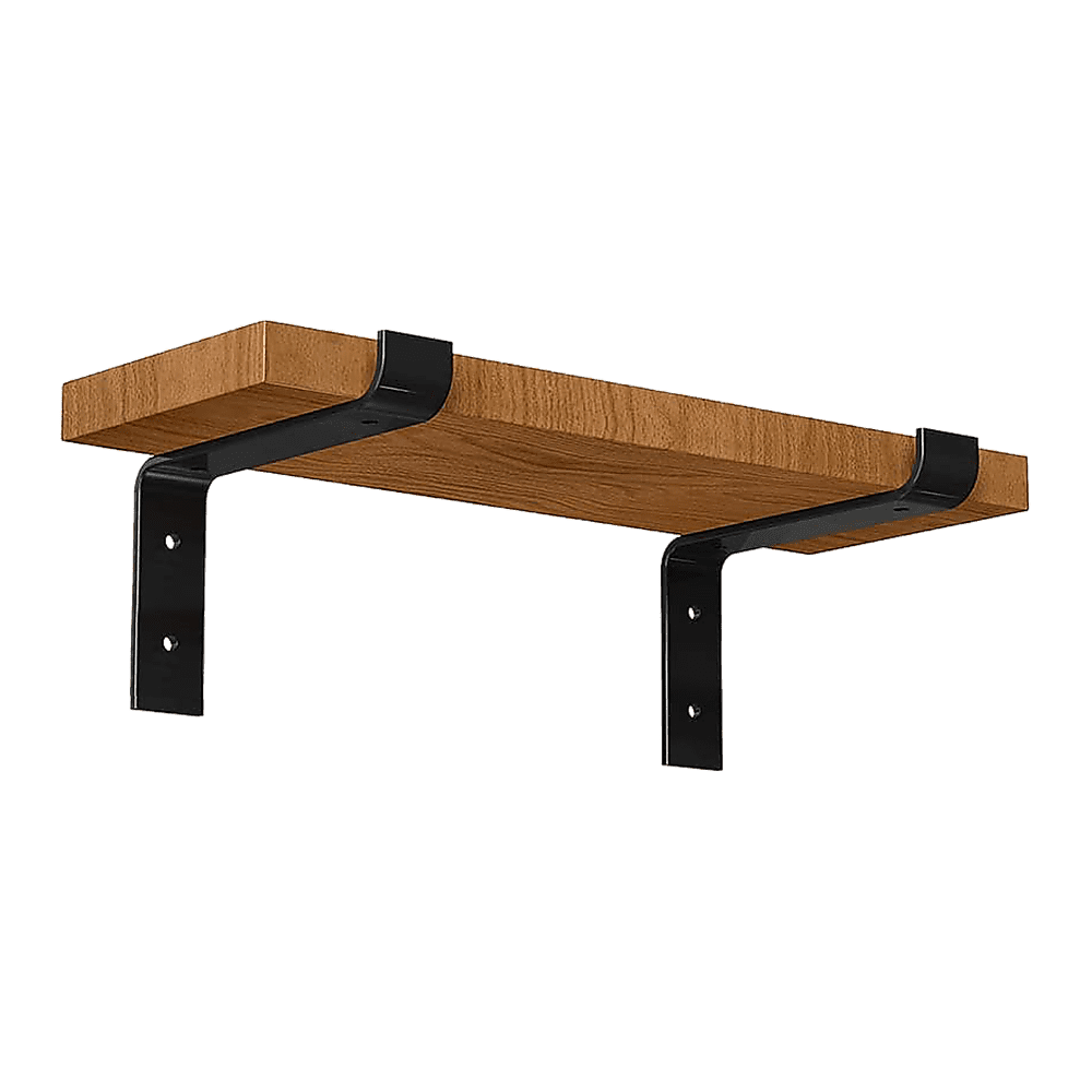 Floating Wall Shelf Brackets Heavy Duty Rustic Industrial 4-Pack
