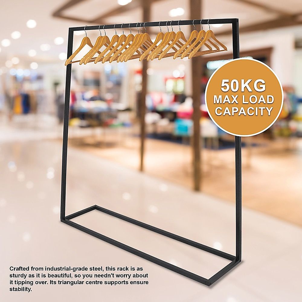 Commercial Clothing Garment Rack Retail Shop Black Bedworld