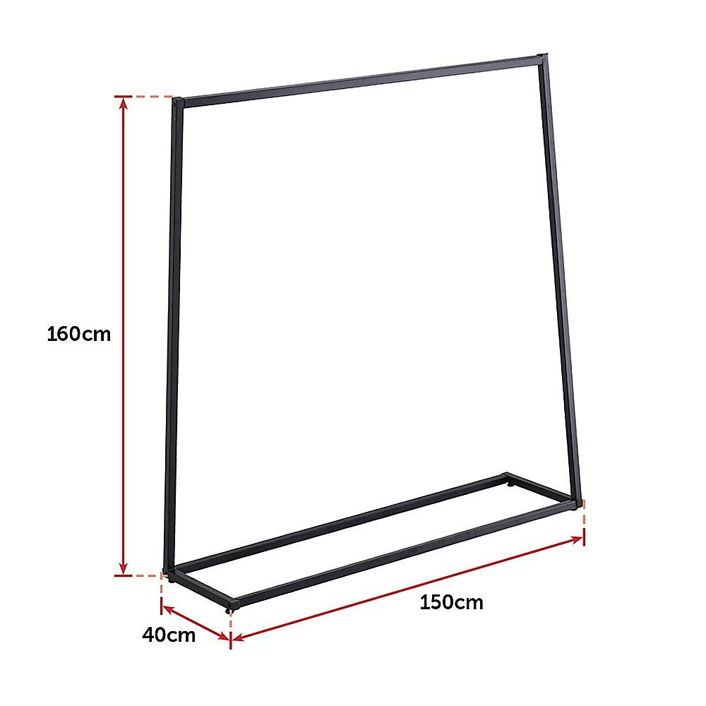 Commercial Clothing Garment Rack Retail Shop Black Bedworld