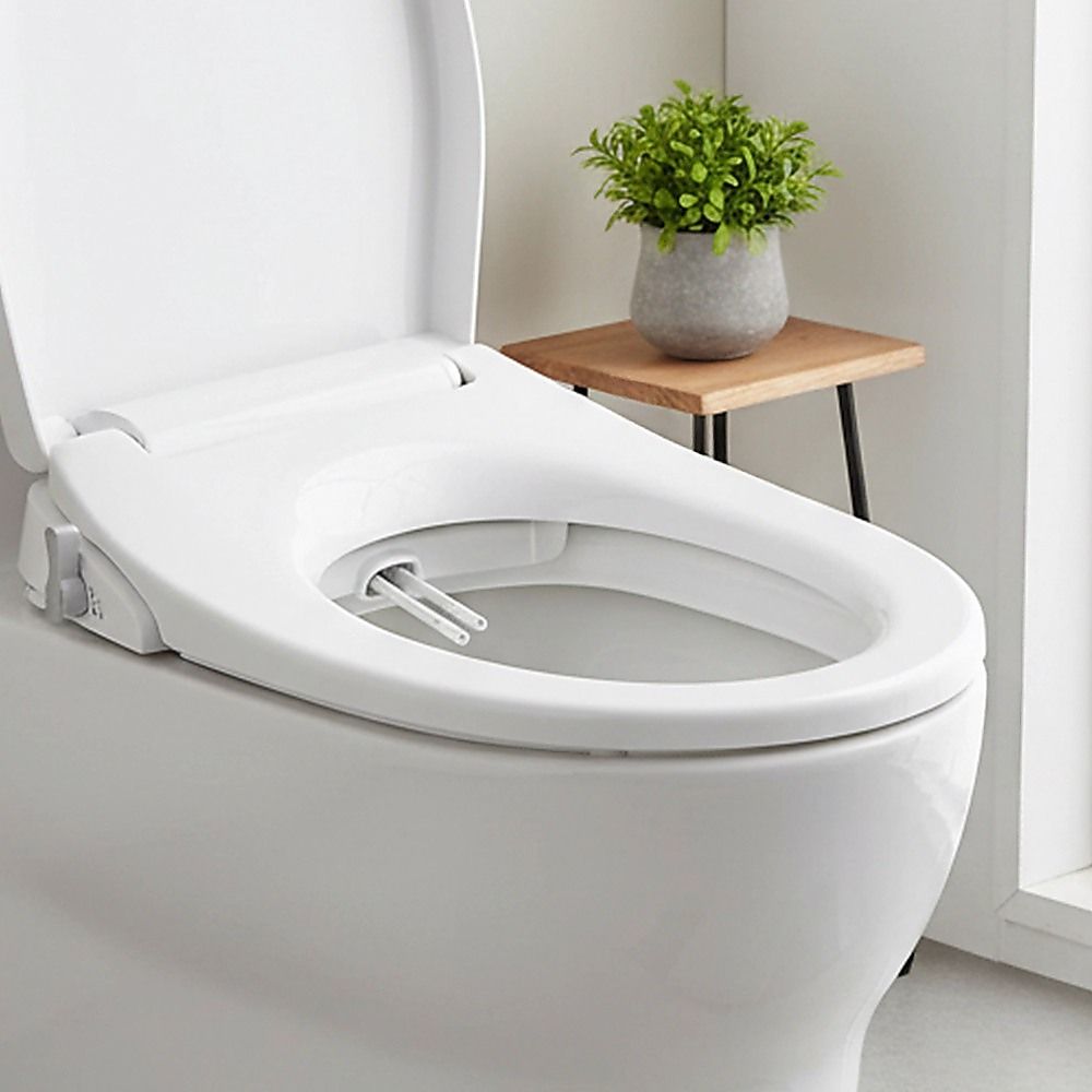 Non Electric Bidet Toilet Seat W/ Cover Bathroom Spray Water Wash Bedworld