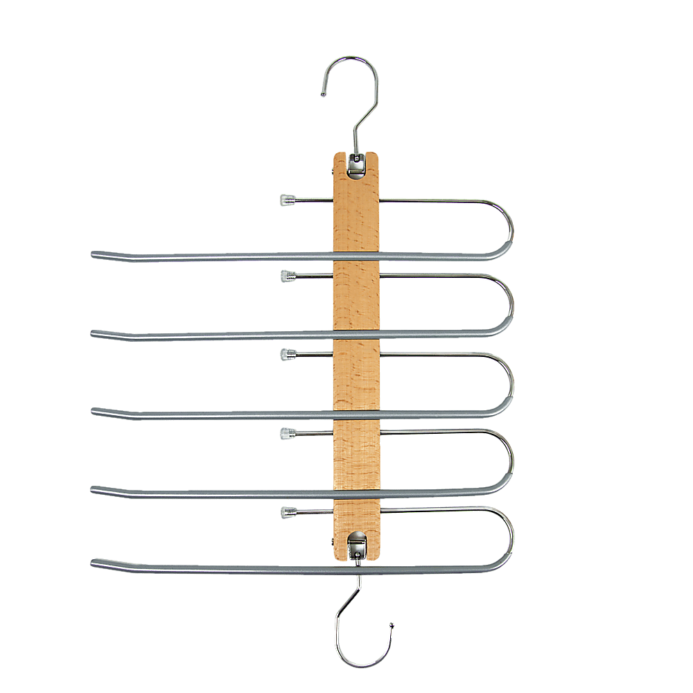 Pants Clothes Coat Hanger Non-slip Magic Space Saver Closet Organizer Rack