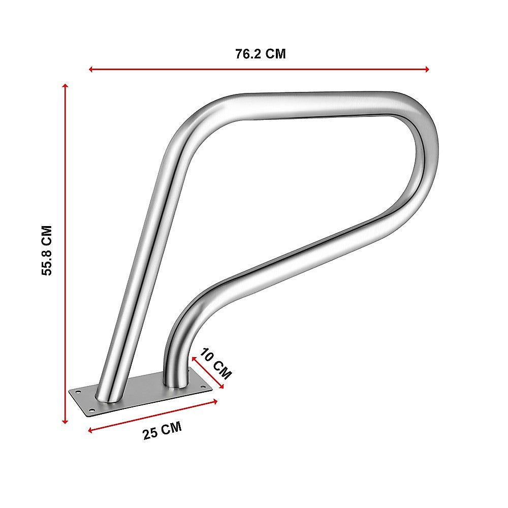 Swimming Pool Hand Rail Step Grab Rail 76.2x55.8cm with Drill Bit