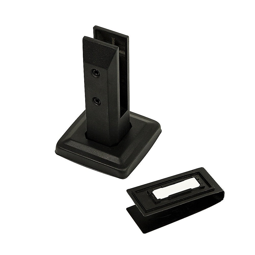 Balustrade Black Glass Clamp 304 Stainless Spigot Pool Fencing Fence