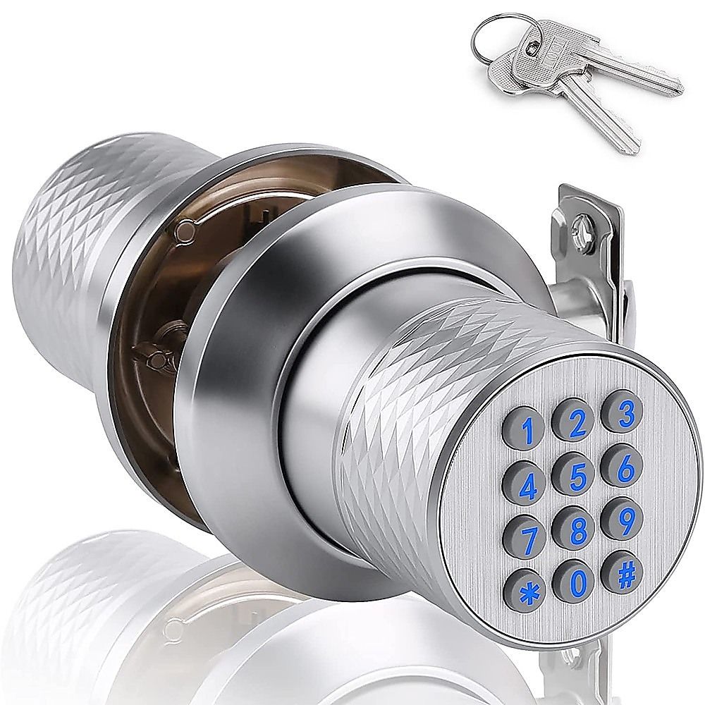 Digital Electronic Code Door Lock Keyless Entry Keypad Programmable Lock Knob Bedworld