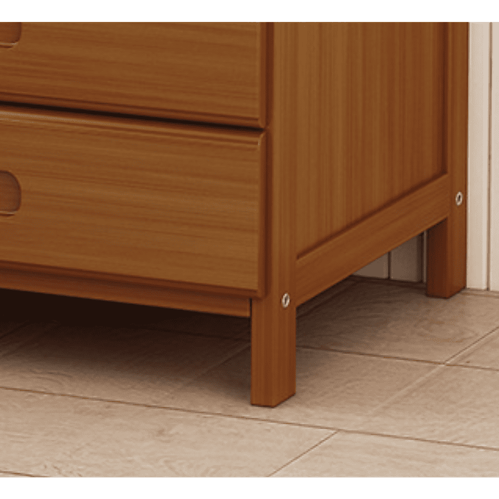 Bamboo Bedside Table Nightstand Storage Bedroom Sofa Side Stand