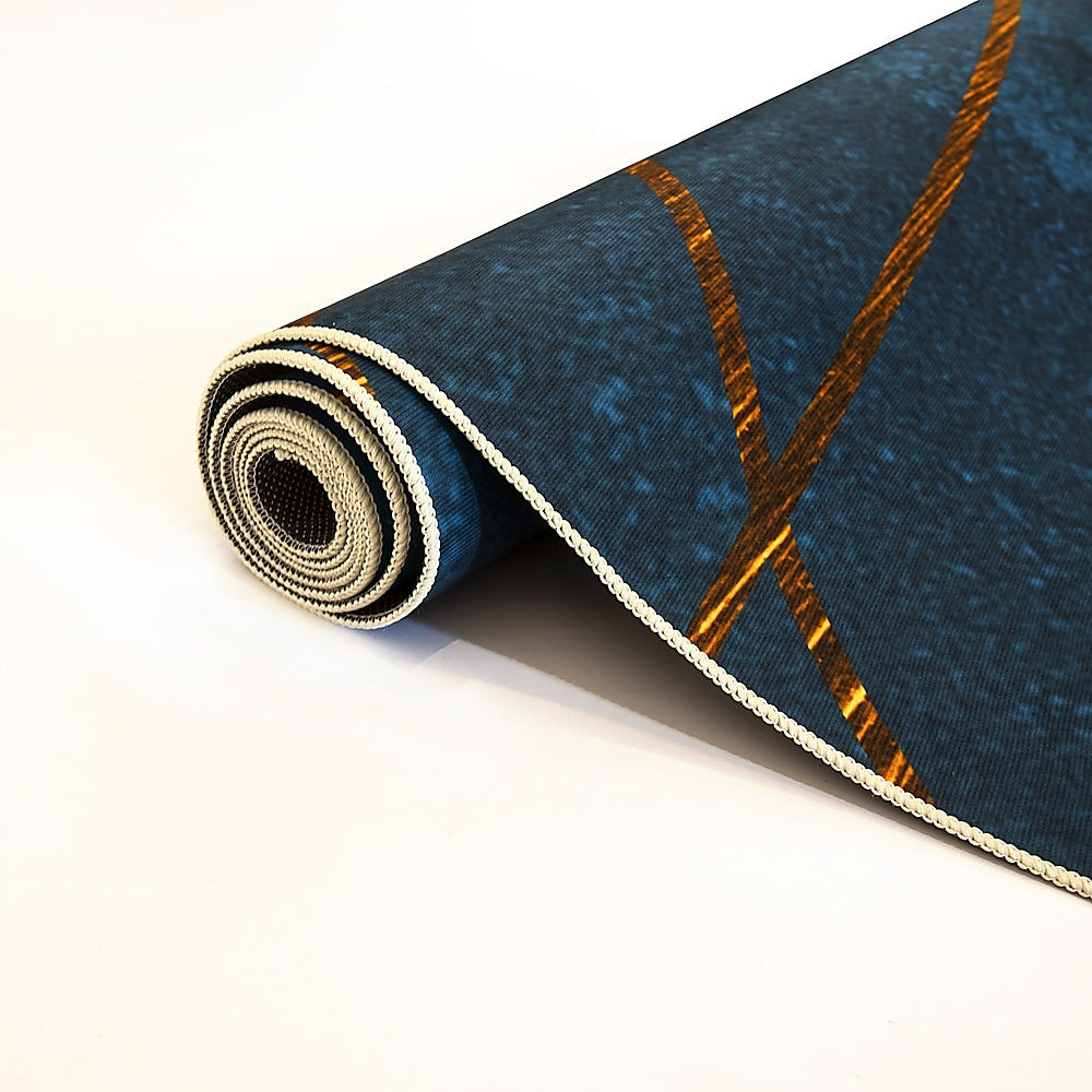 200x300cm Large Floor Blue Teal Rug  Modern Area Carpet for Bedroom & Lounge