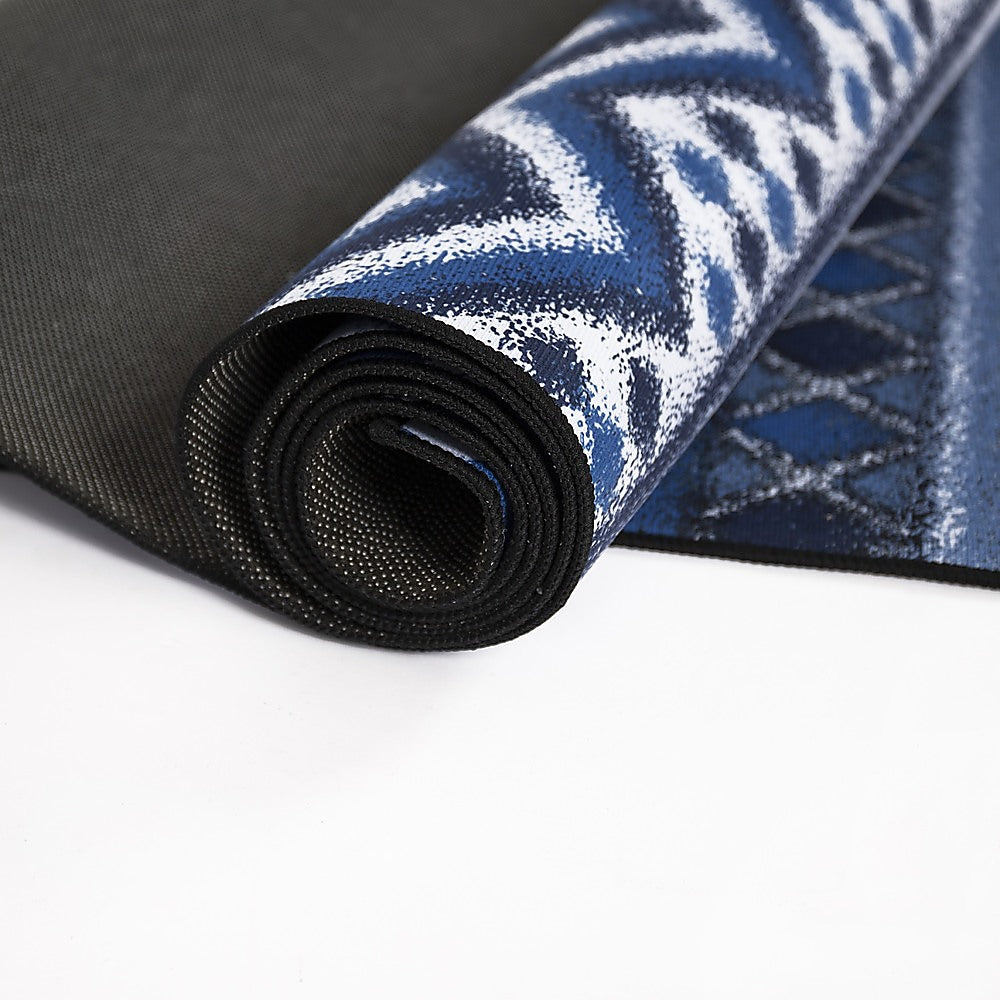 200x300cm Large Floor Blue Ethnic Rug  Modern Area Carpet for Bedroom & Lounge