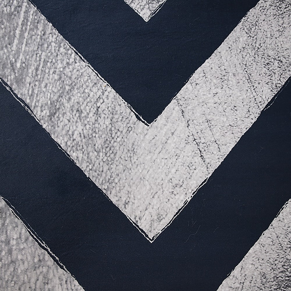 200x300cm Large Floor Blue Chevron Stripes Rug  Modern Area Carpet for Bedroom & Lounge
