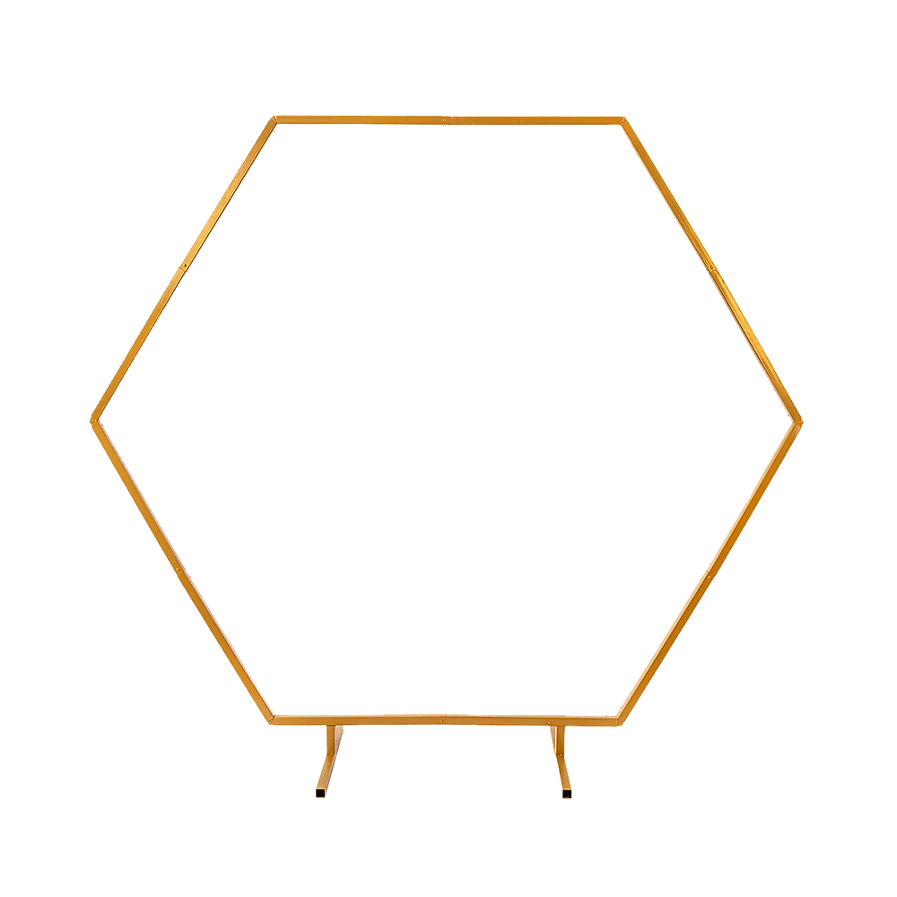 2M Wedding Hex Arch Backdrop Flower Display Stand Frame Background
