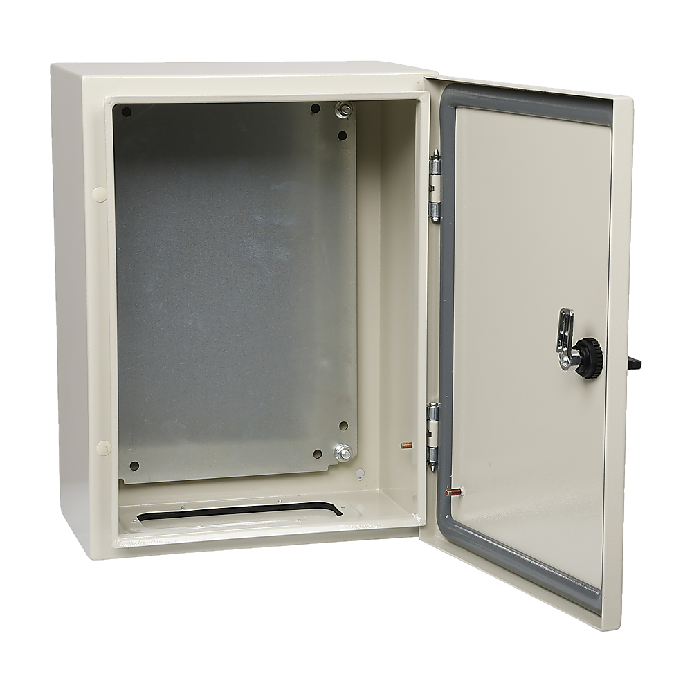 Carbon Steel Electrical Enclosure Box IP65 Wall Mount 400 x 300 x 200 mm Bedworld