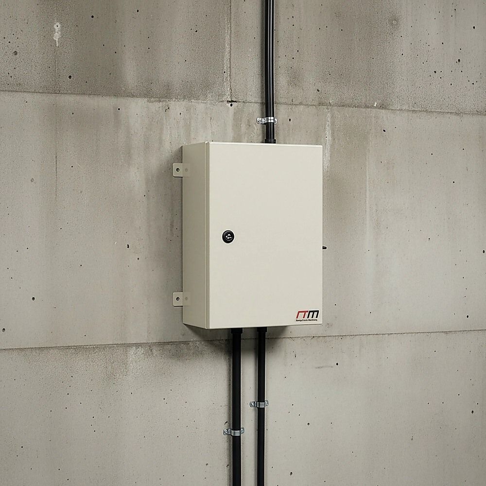 Carbon Steel Electrical Enclosure Box IP65 Wall Mount 400 x 300 x 200 mm Bedworld