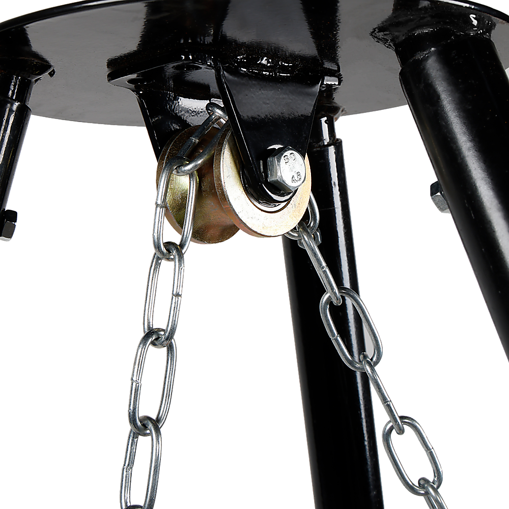 Tripod Garden Fire Pit BBQ  Cast Iron & Steel Round Outdoor Fire Bowl