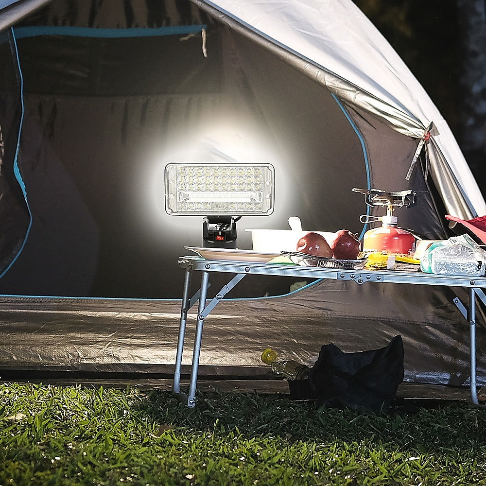 7" 18V Li-ion LED Work Light Torch Workshop Flashlights Camping