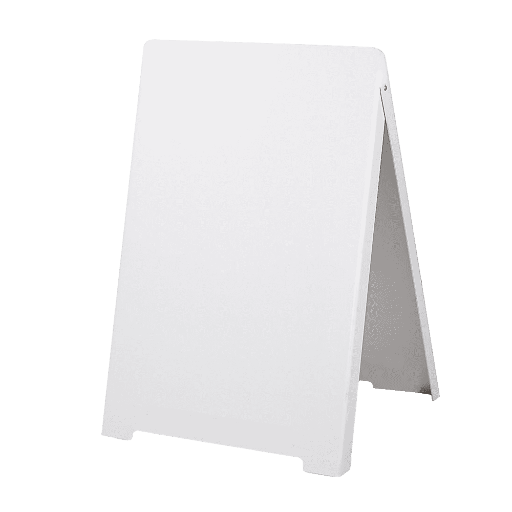 Double Side Sidewalk A-frame Sign Sandwich Board holds Graphic Plastic Panels