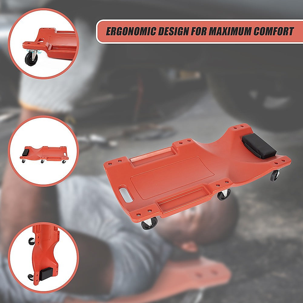 92cm Professional Rolling Mechanics Car Creeper Crawler Board Under Car Tool