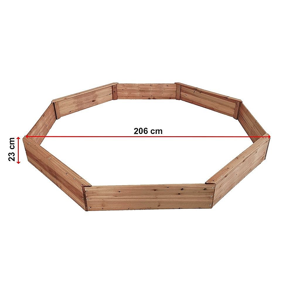 Kids Sand Pit Large Octagonal Wooden Sandpit Bedworld