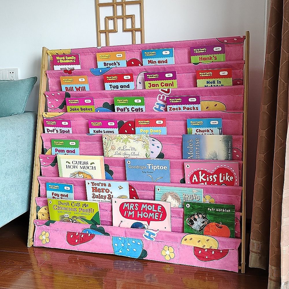 Children's Bookshelf Bookcase Magazine Rack Home Storage Bedworld