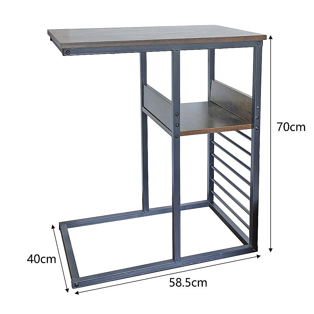 Side end table with dimensions labeled 70cm, 40cm, and 58.5cm