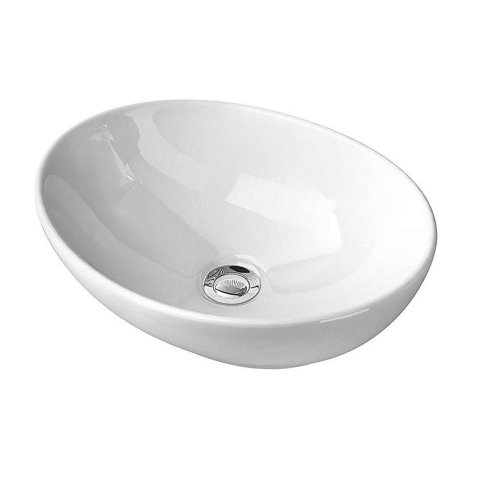 Ceramic Bathroom Basin Vanity Sink Oval