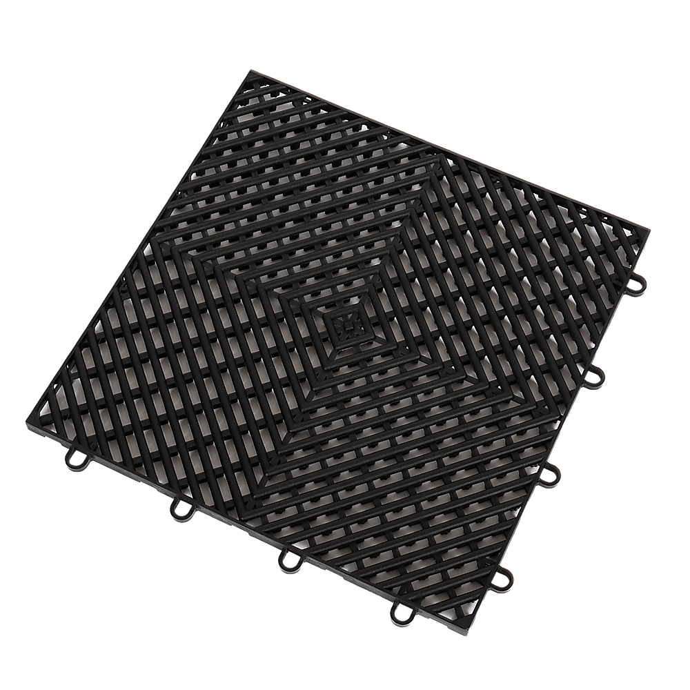 Vented Garage Floor Tiles | Snow Water Drainage | 30x30cm Bedworld