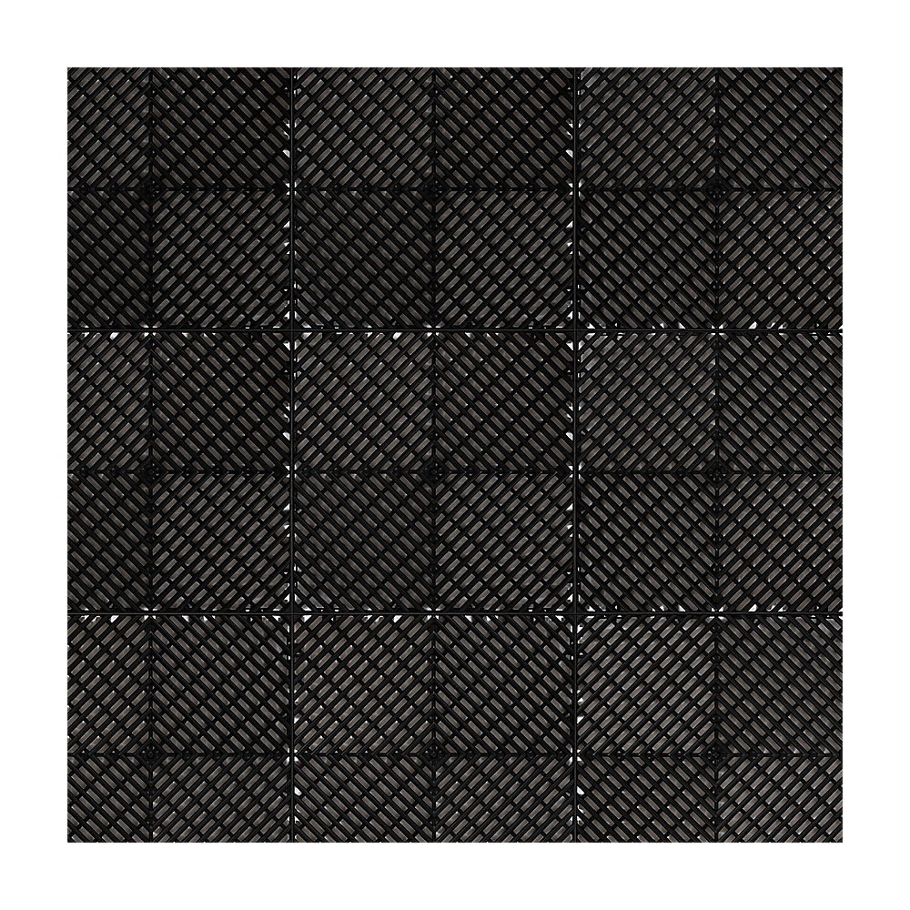 Vented Garage Floor Tiles | Snow Water Drainage | 30x30cm Bedworld