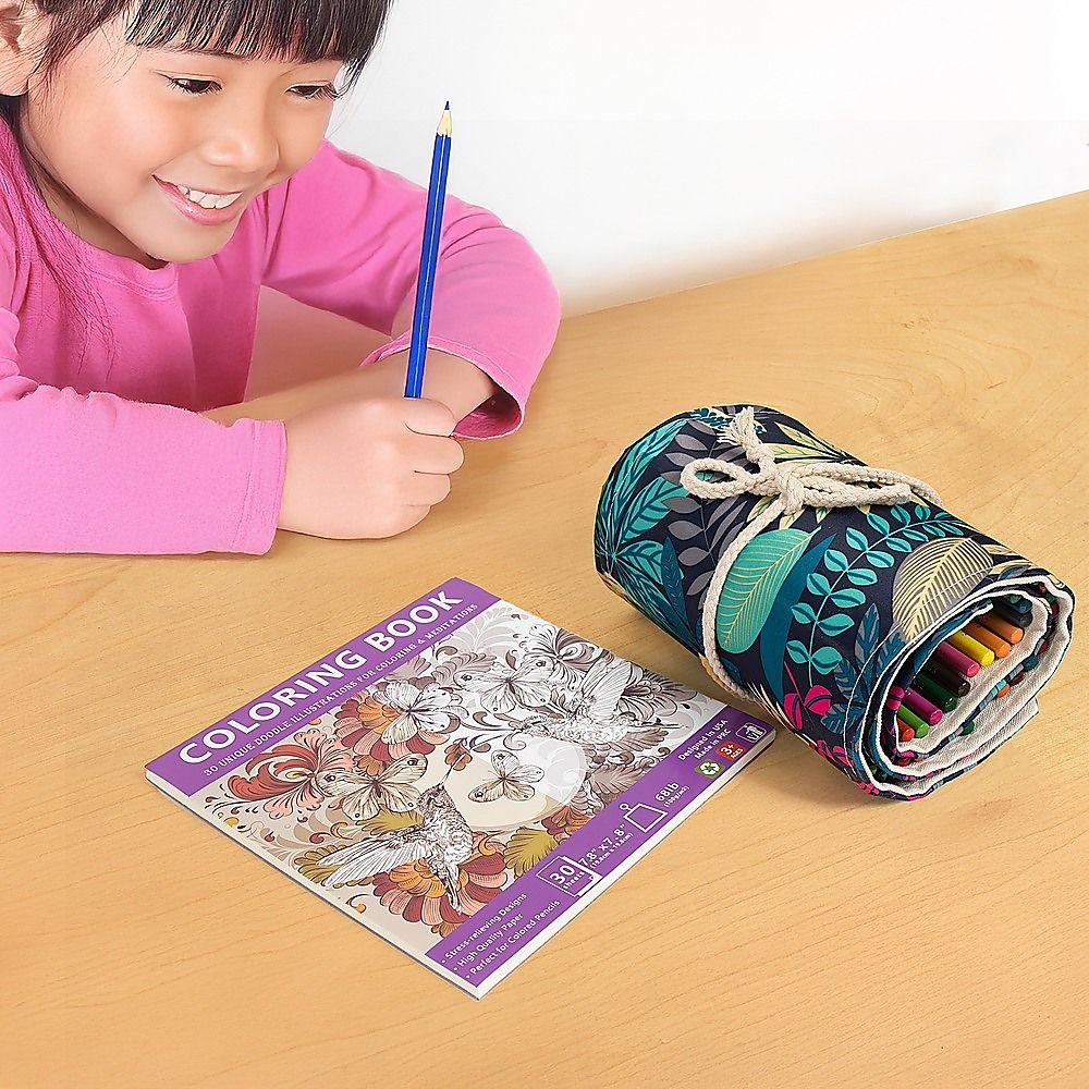 Coloured Pencils Colouring Artist Sketching Drawing for Kids Adults Bedworld