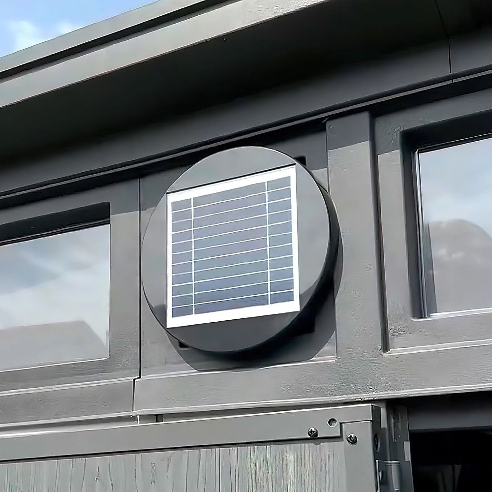 Solar Powered Roof Fan Ventilator Loft Vent for Boat RV Greenhouse Shed Caravan Bedworld