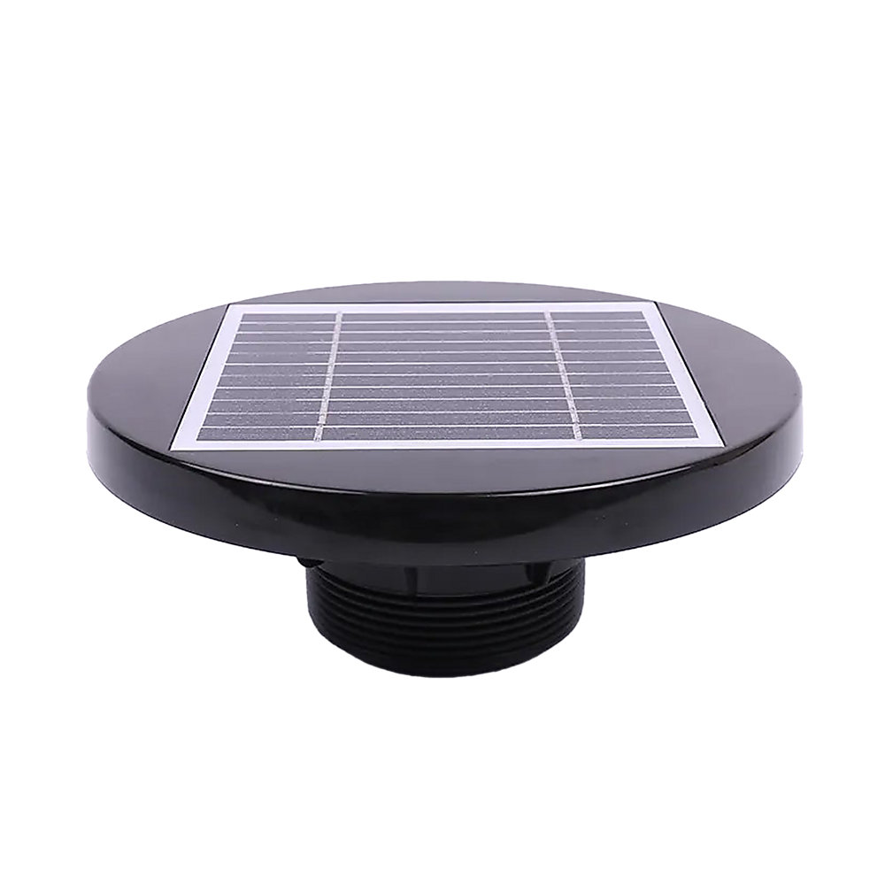 Solar Powered Roof Fan Ventilator Loft Vent for Boat RV Greenhouse Shed Caravan Bedworld