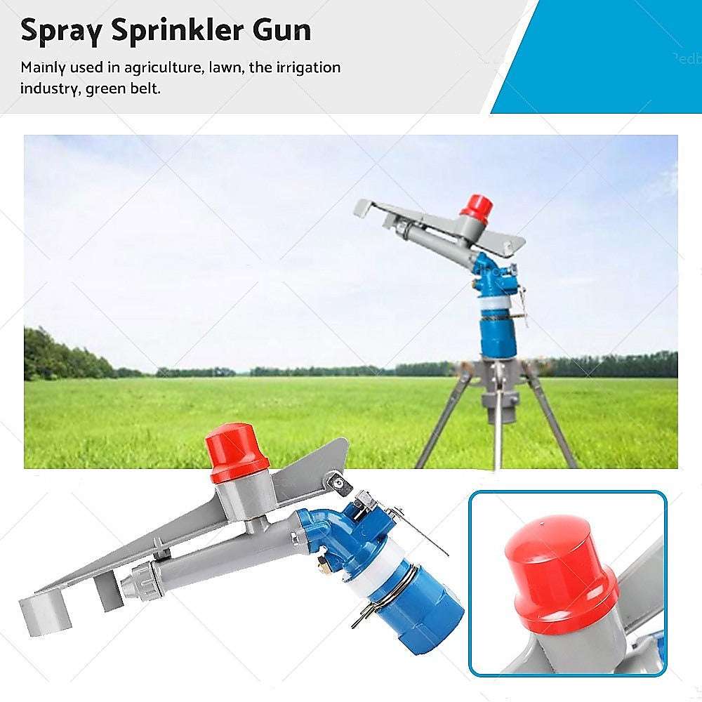 Sprinkler Irrigation Spray Large 360 Degree Adjustable Impact Area Water