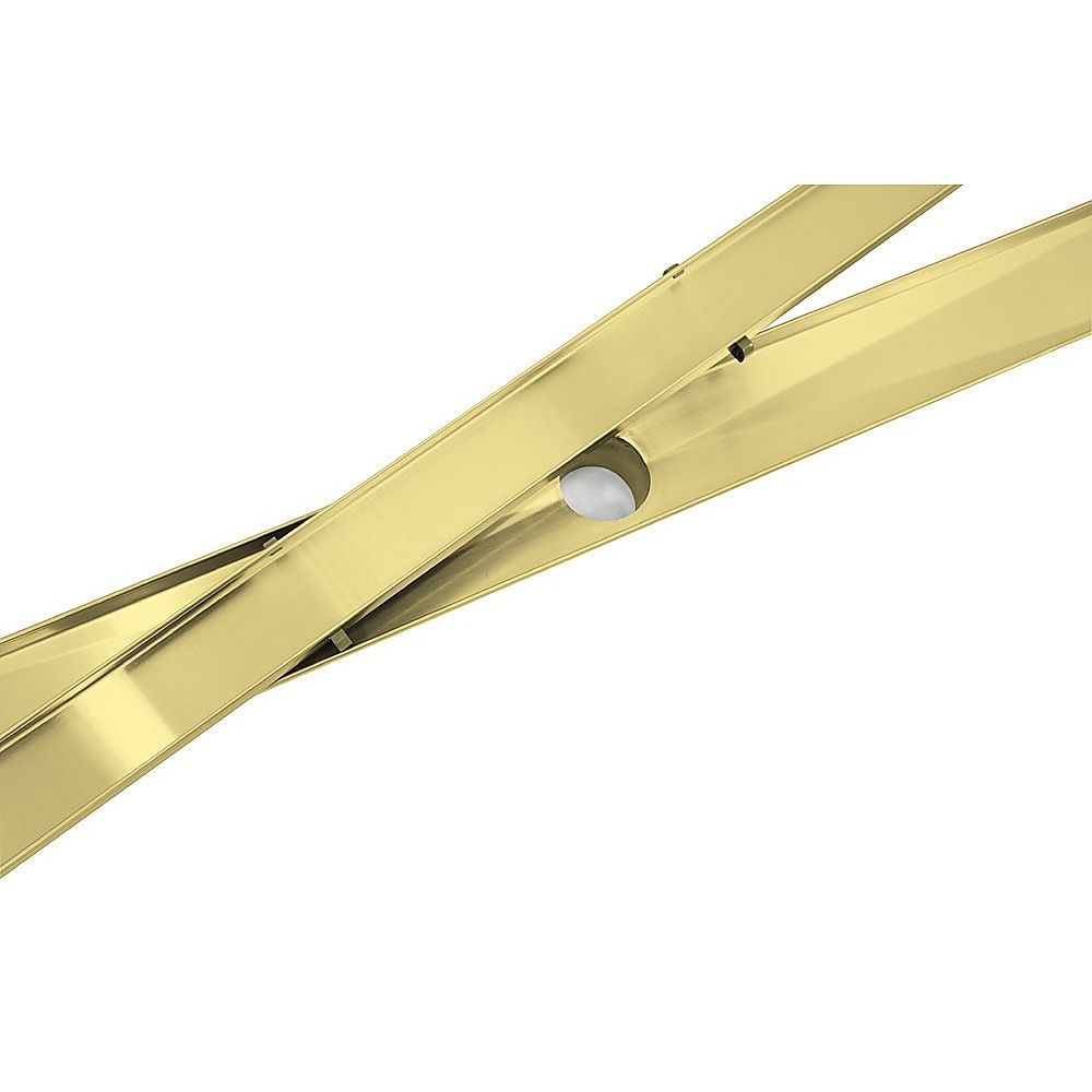 Tile Insert Shower Grate – 100cm Brass Drain with Centre Outlet Bedworld