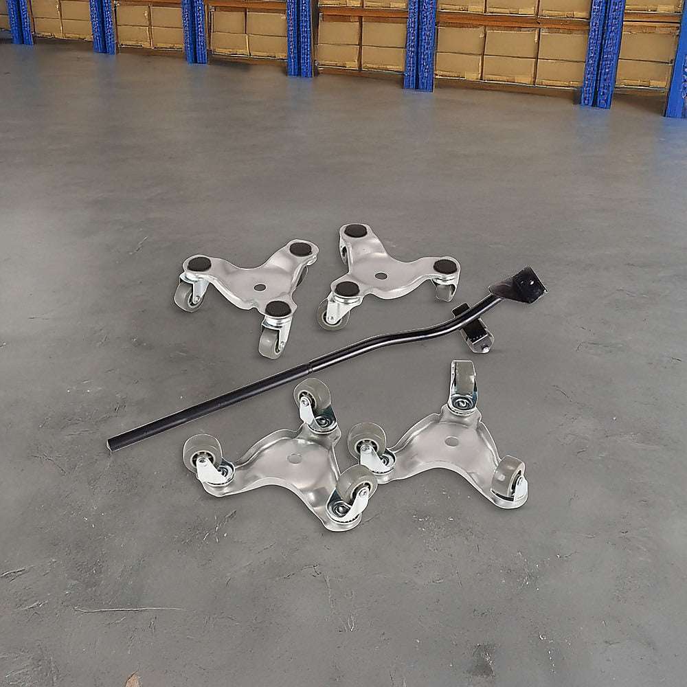 4 X All-purpose Dolly Metal Heavy Duty Furniture Mover Slider Set