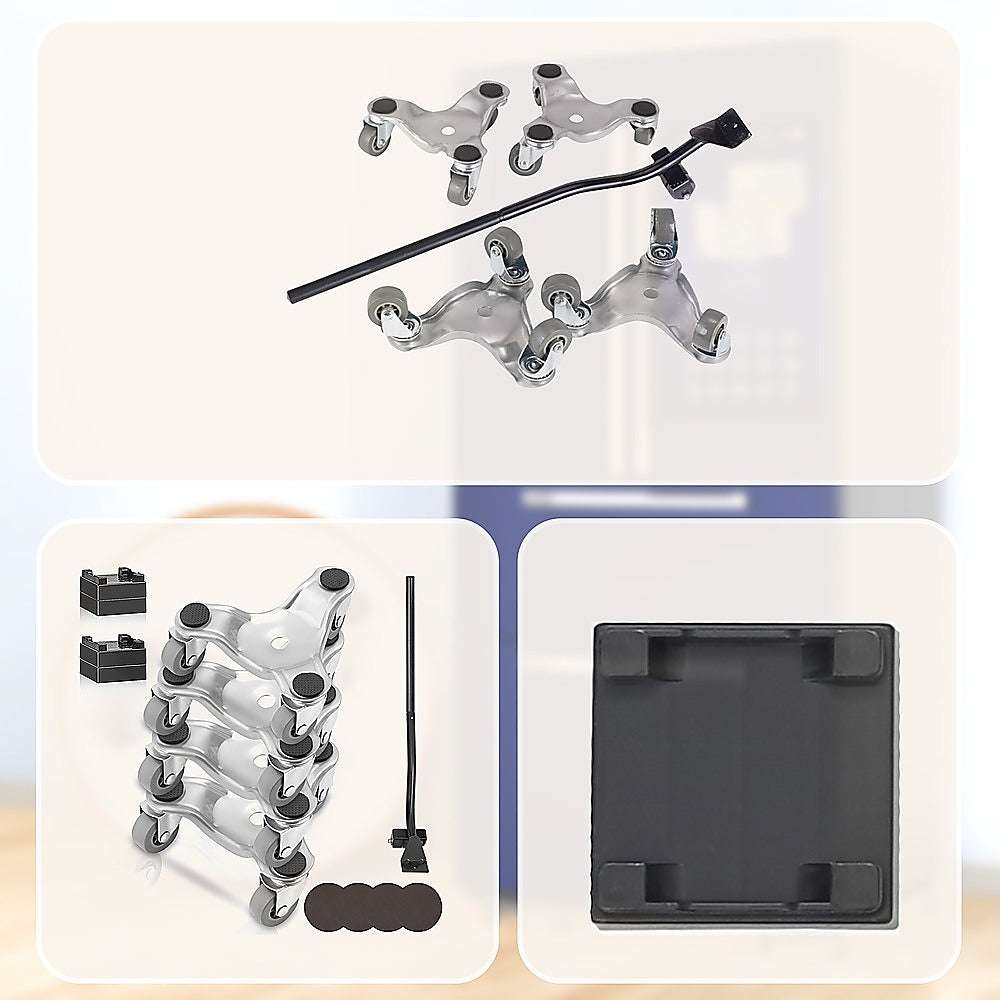4 X All-purpose Dolly Metal Heavy Duty Furniture Mover Slider Set