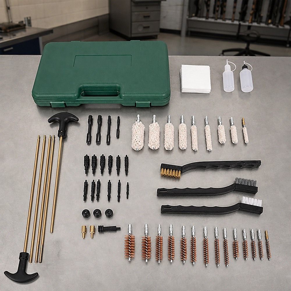 Universal Barrel All-purpose Gun Cleaning Kit for Rifle Pistol Shotgun Muzzleloader