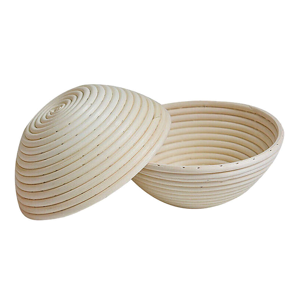 2 x 9" Sourdough Bread Proofing Set Bread Making Kit Round Bowls Bedworld