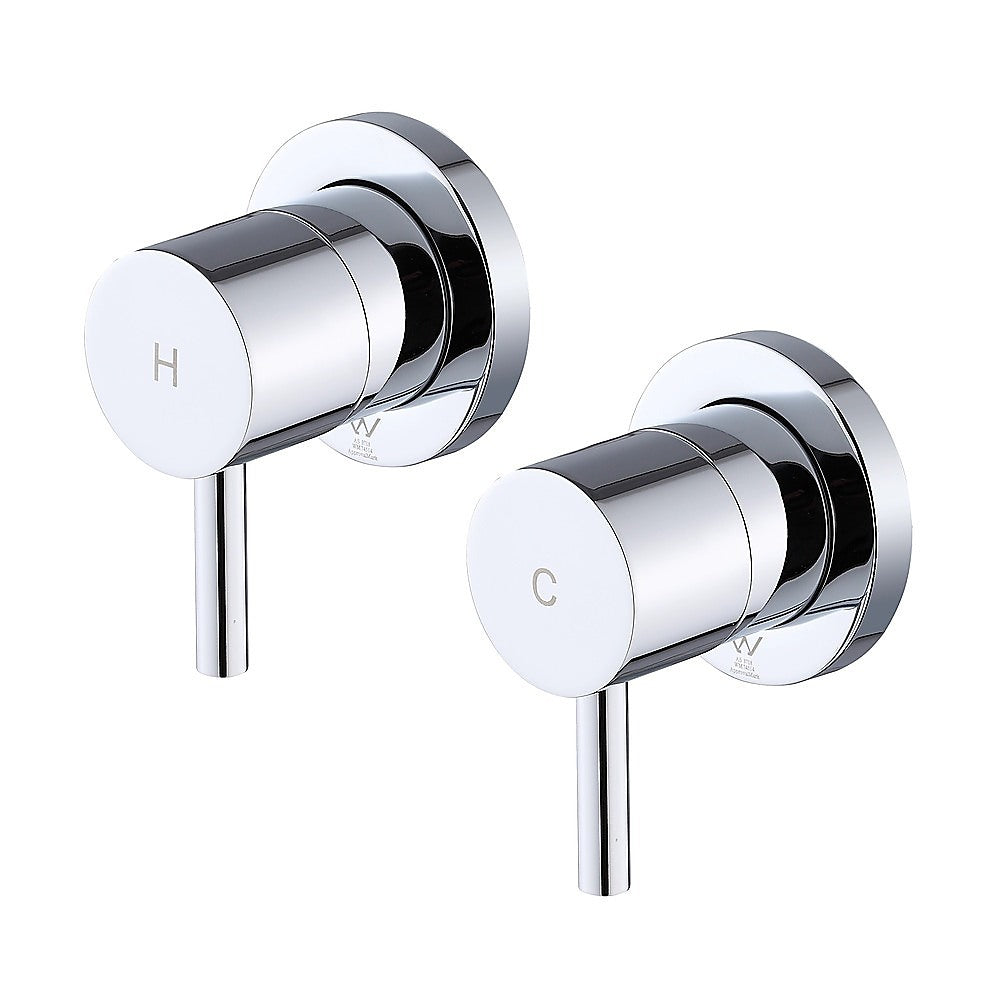 Bathroom Shower Bath Hot and Cold Mixer WATERMARK Certified in Chrome