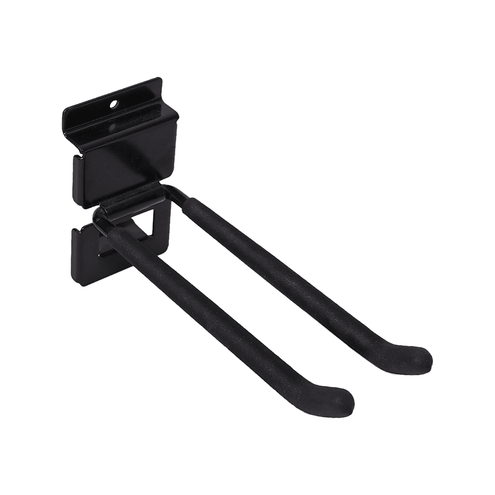 Garage Slatwall Retail Store Display Wall Mount Storage Double Hooks