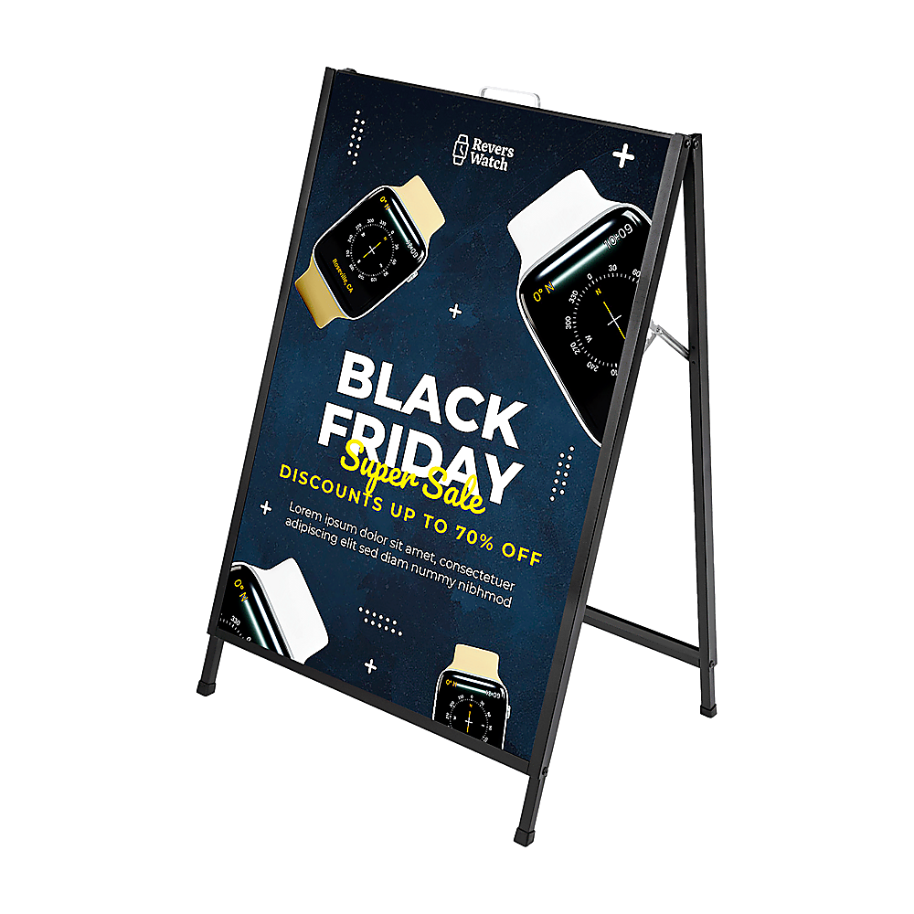 A Frame Sign 60x90cm Sidewalk Plastic Poster Board Outdoor Display