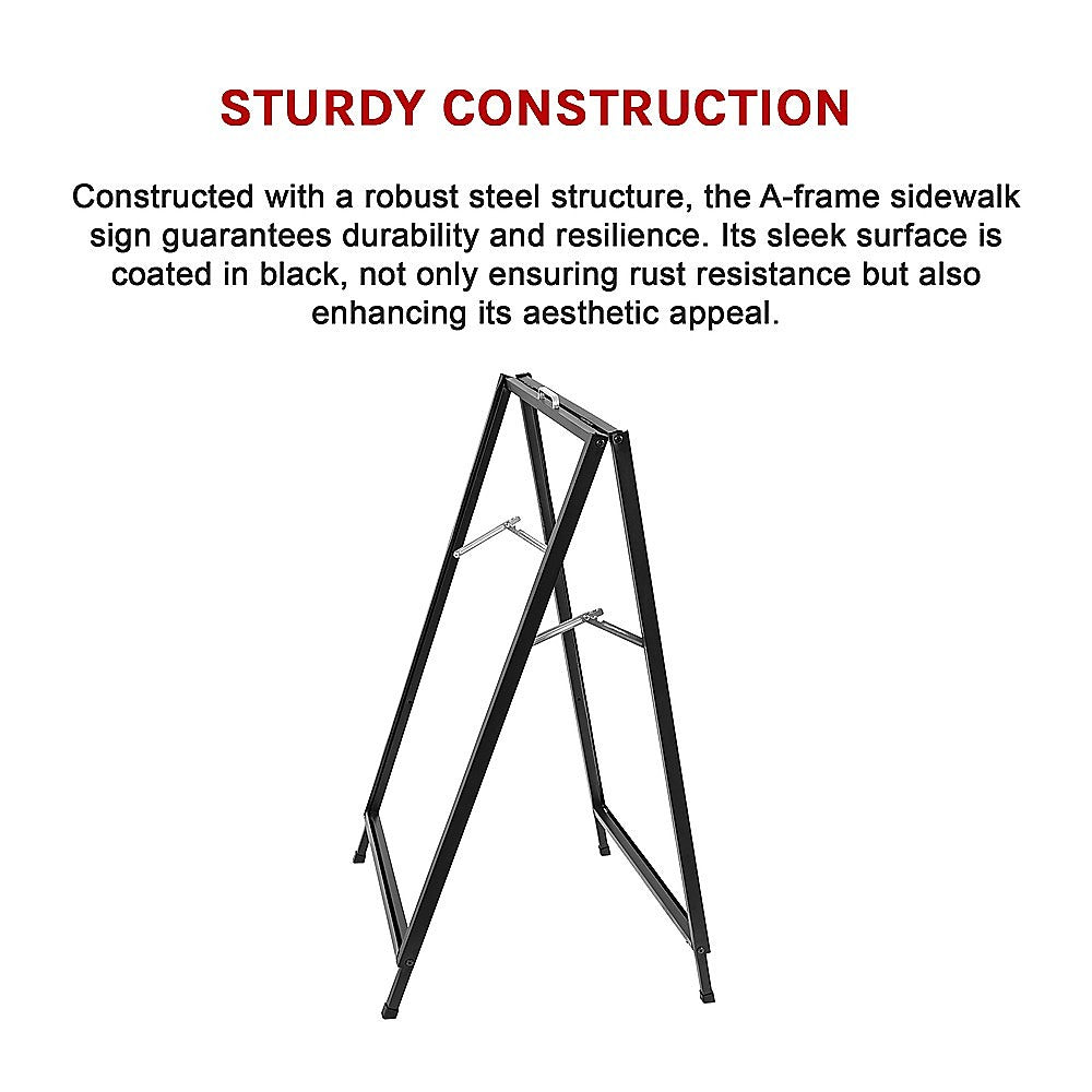 A Frame Sign 60x90cm Sidewalk Plastic Poster Board Outdoor Display
