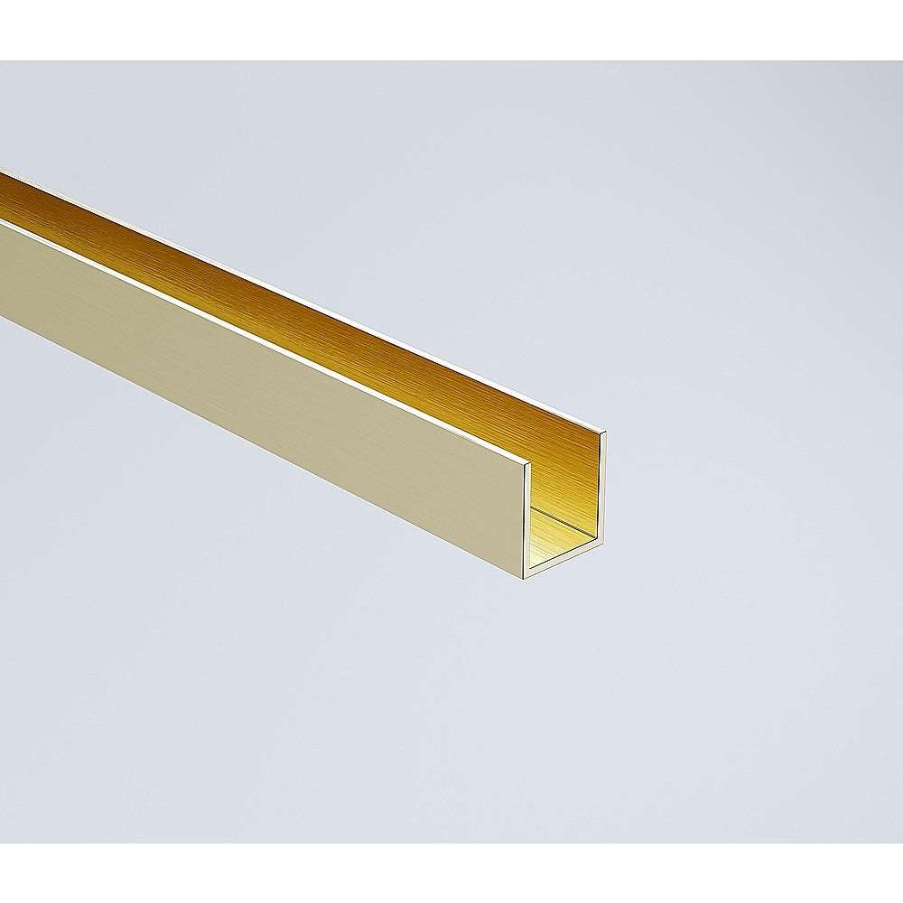 90x90cm Corner Frameless Shower Screen with Gold Wall Channel and SS Hinges, Square Knob Handle