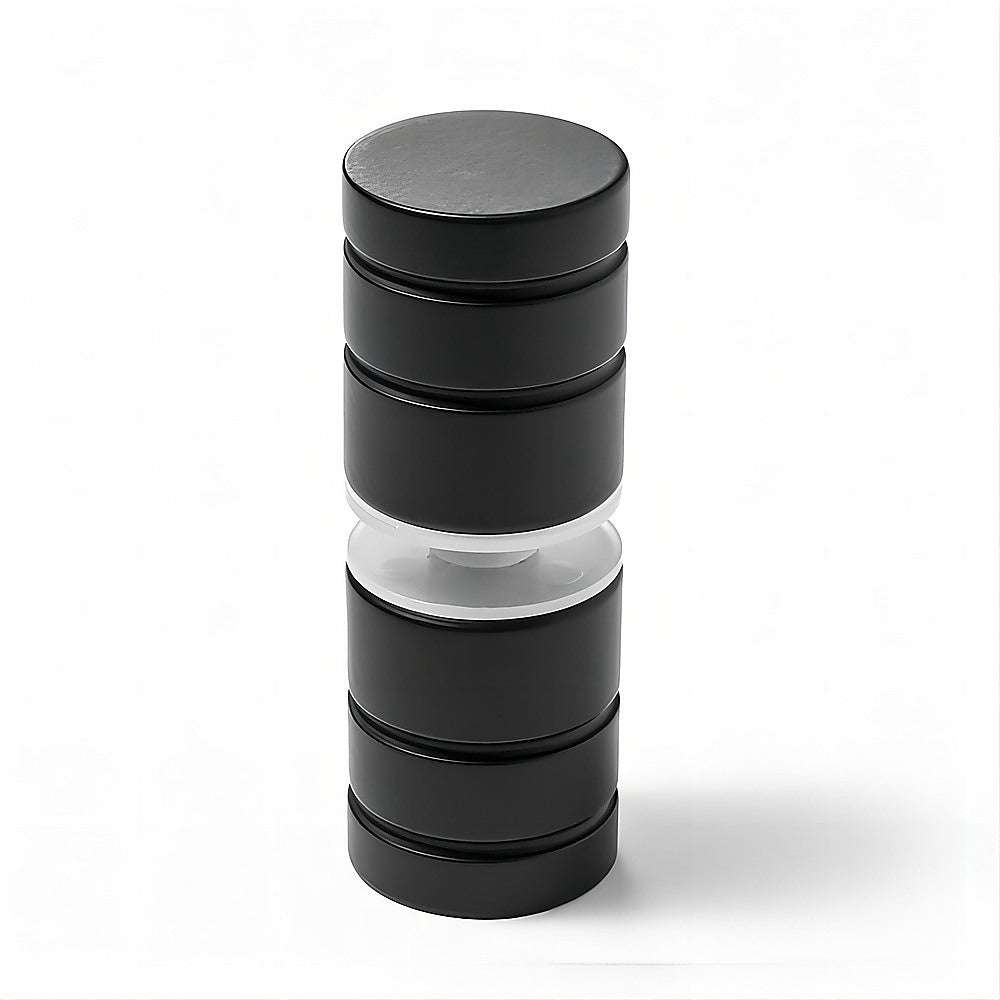 100x70cm Corner Frameless Shower Screen – Black Wall Channel, Brass Hinges & Round Knob Handle