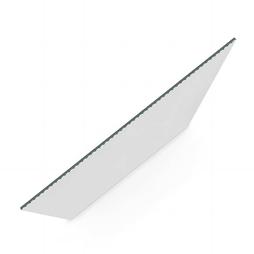 70cm Reeded Glass Shower Screen with Black U-Brackets and Floor U-Bracket