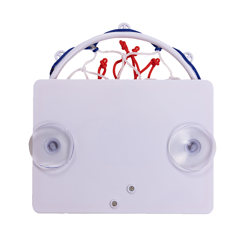 White hoop base unit with two circular side ports and mounted net frame