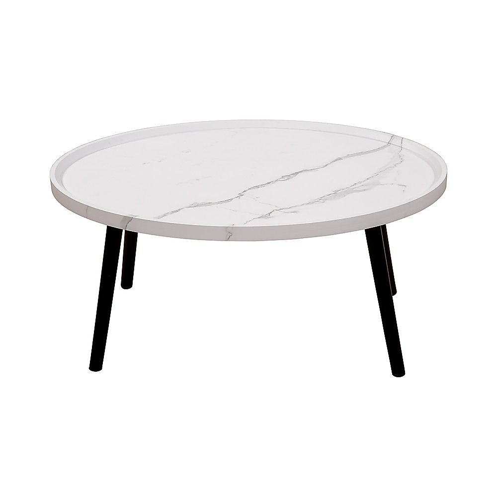 Oval Coffee Table Mid Century Modern Minimalist Display Bedworld