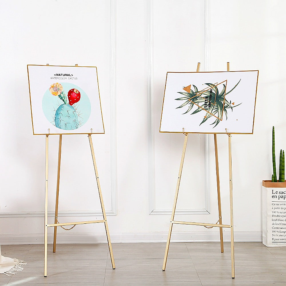 Easel Tripod Metal Painting Wedding Photo Frame Display Bracket For Events Exhibitions And Signage