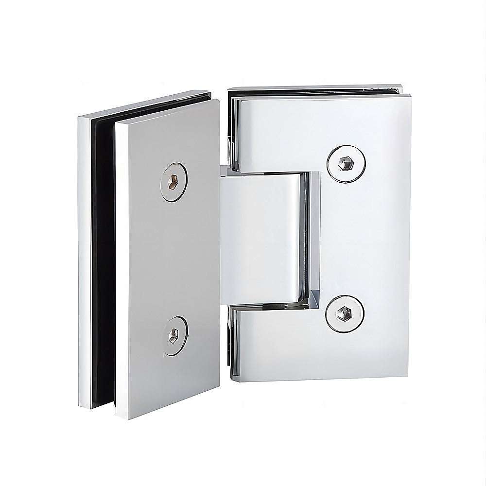 135 Degree Glass-to-Glass Stainless steel Square Shower Hinge in Chrome