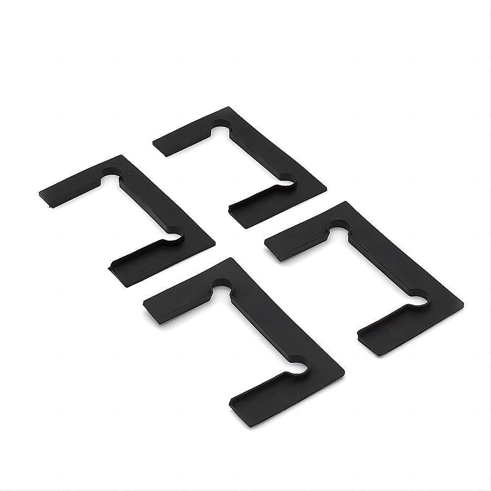 180 Degree Stainless steel Glass-to-Glass Shower Door Hinge in Black