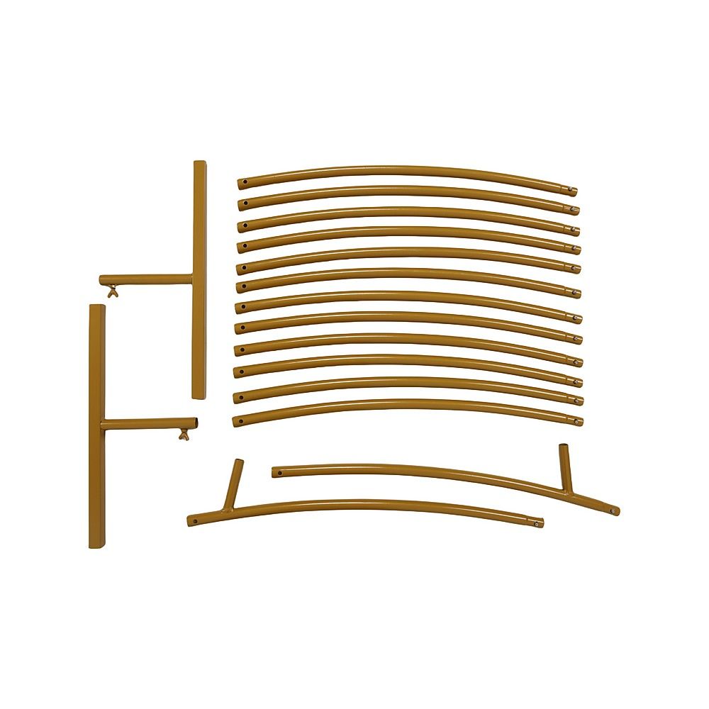 250cm Round Balloon Arch Frame Stand Gold Bedworld