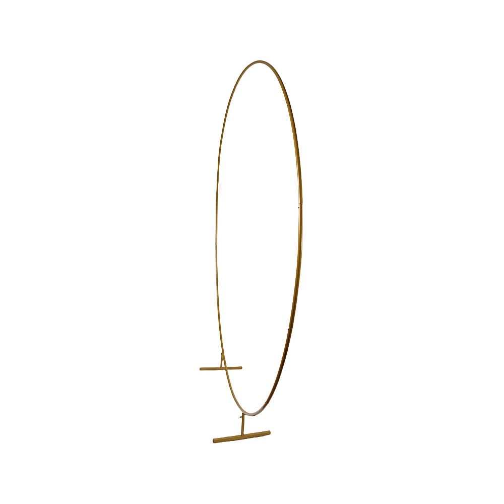 250cm Round Balloon Arch Frame Stand Gold Bedworld