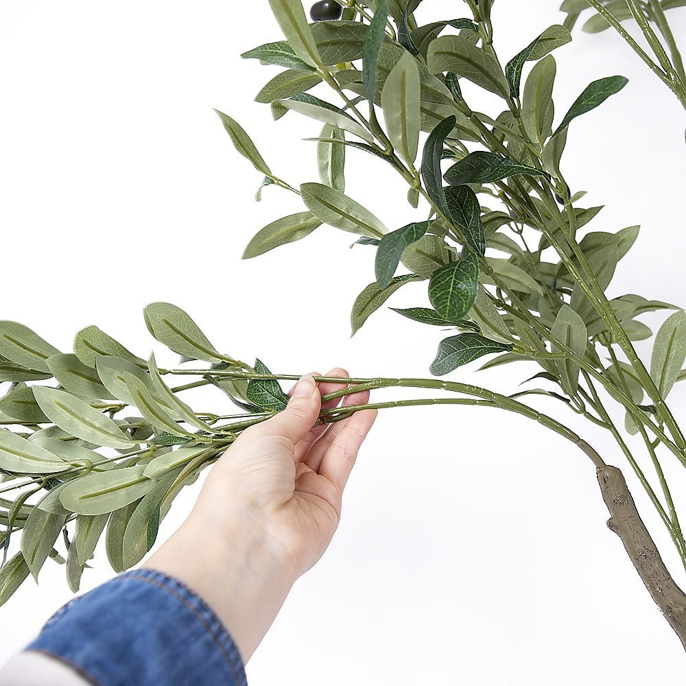 150cm Artificial Olive Tree ??Tall Realistic Faux Green Indoor Plant for Home & Office